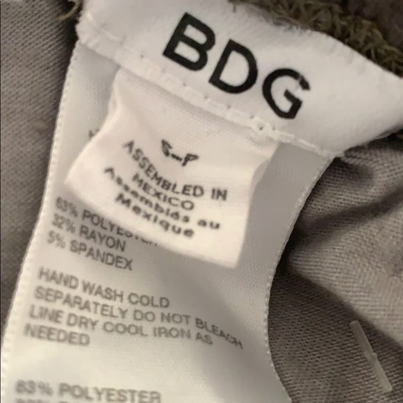 BDG Khaki Green Camouflage Leggings - Picture 8 of 11